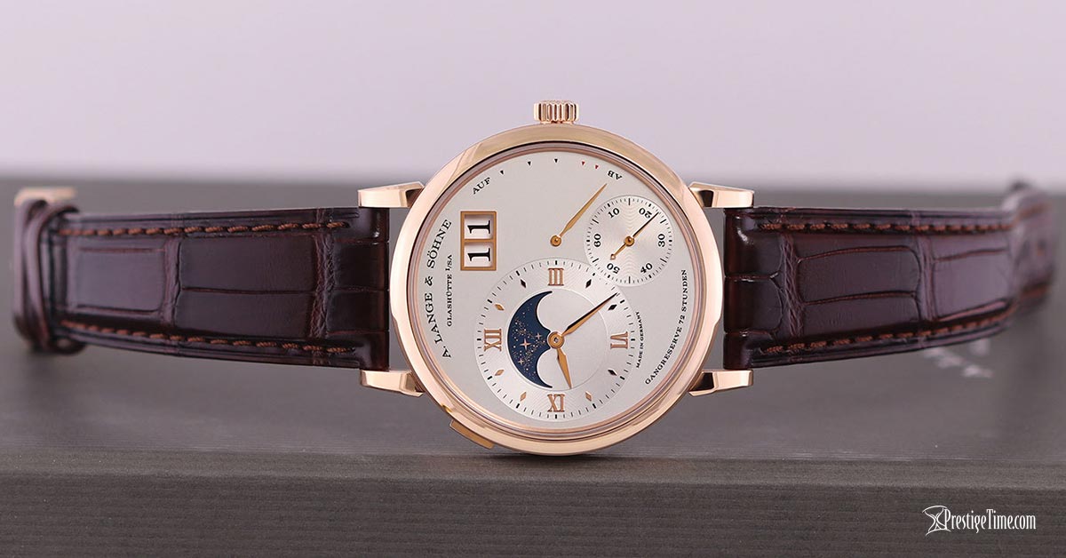A Lange and Sohne Grand Lange 1 Moonphase 41mm watch
