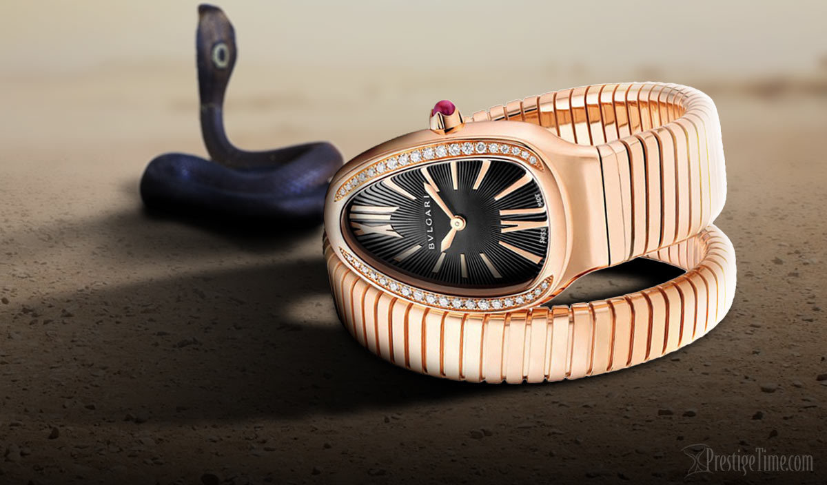 Bulgari serpenti shop watch rose gold