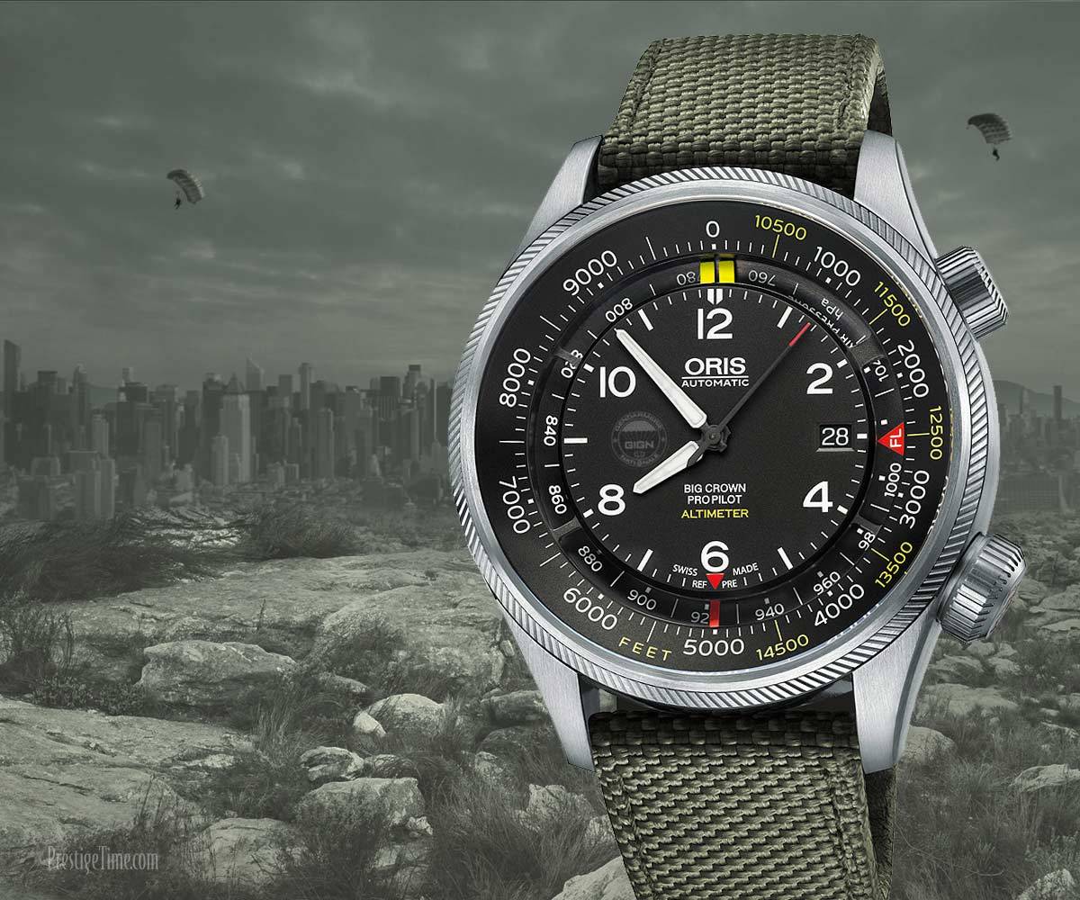Oris ProPilot mechanical Almitemer Gauge Watch