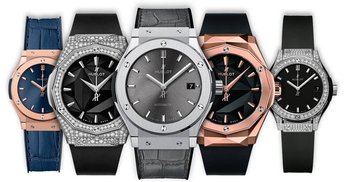 Hublot Classic Fusion Collection Collage