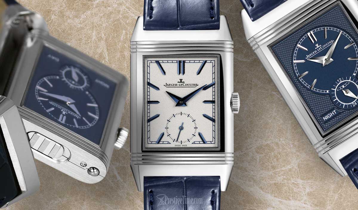 Jlc reverso best sale blue dial