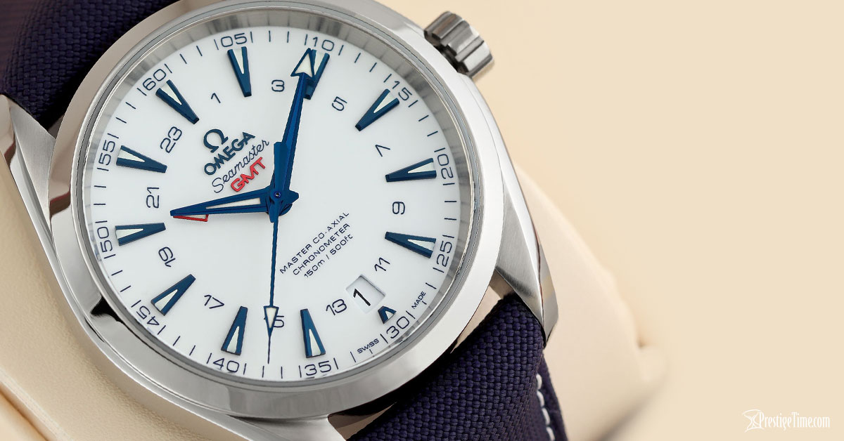 Omega seamaster shop aqua terra gmt