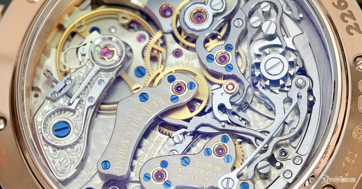 a lange sohne movement decorations finishing