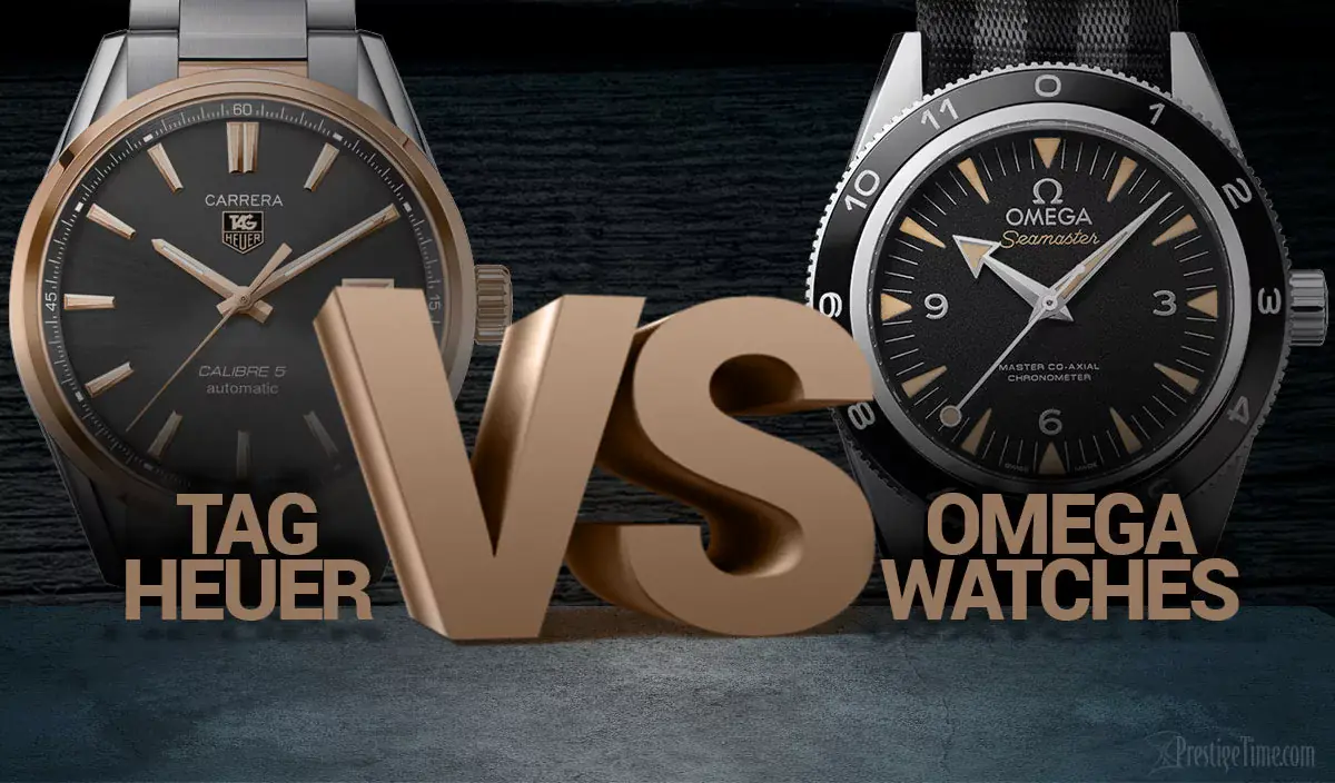 TAG Heuer VS relógios Omega. Que marca é melhor?