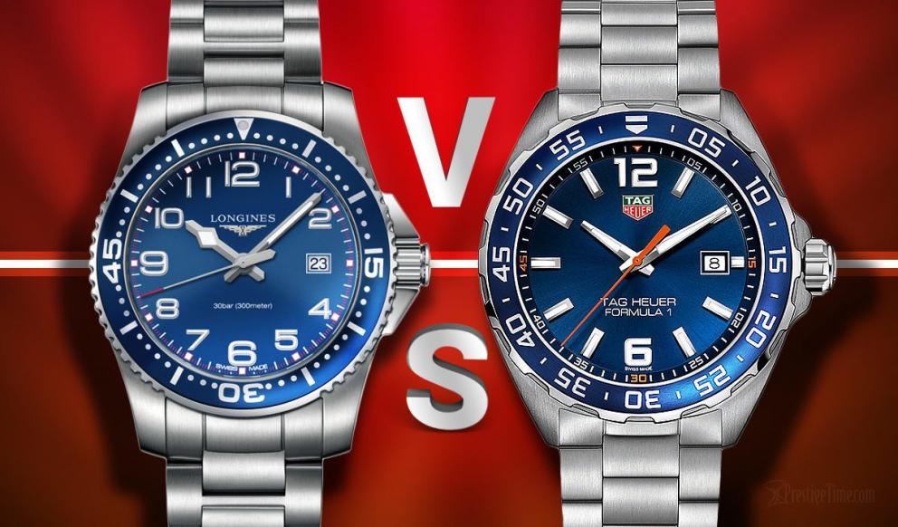 Longines Hydroconquest VS TAG Heuer Formula 1 Benchmark