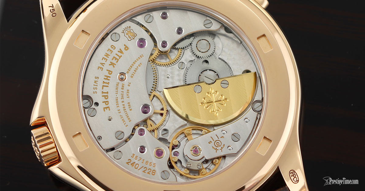 patek philippe movement decorations finishing