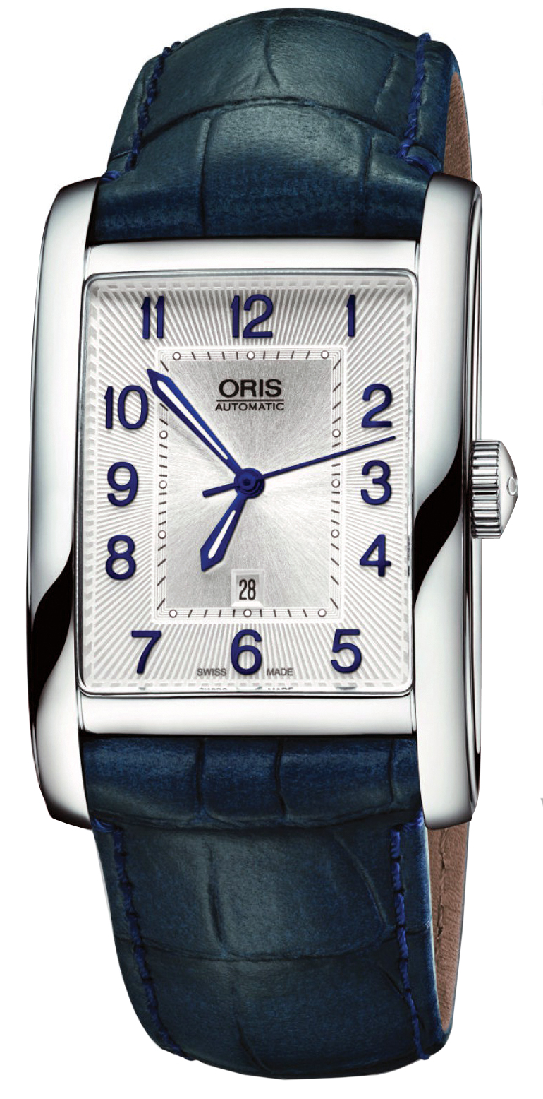 01 561 7693 4031-07 5 22 25FC Oris Rectangular Date Mens Watch