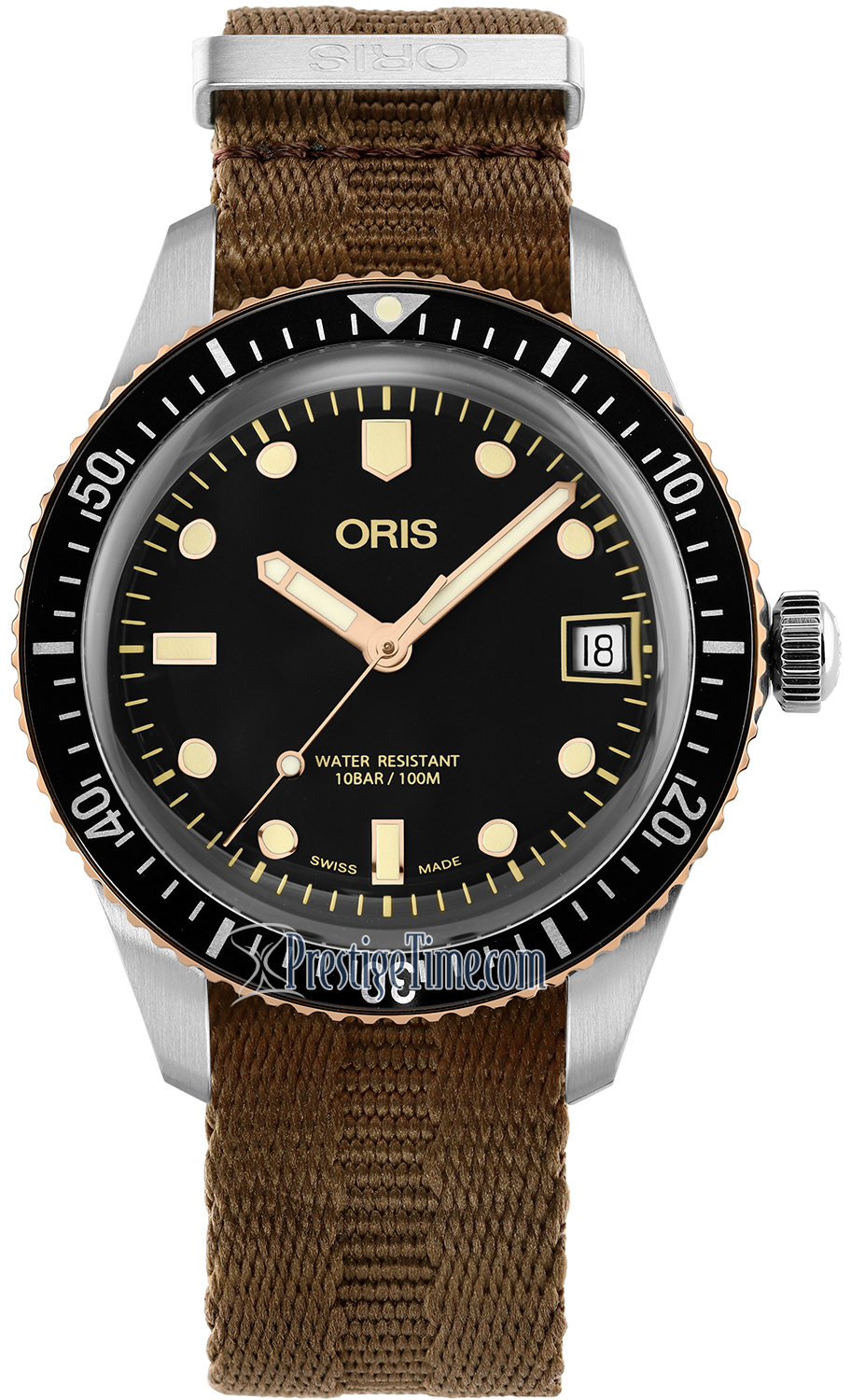 01 733 7747 4354-07 17 30 Oris Divers Sixty Five 36mm Midsize Watch
