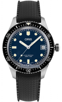 01 733 7747 4055-07 4 17 18 Oris Divers Sixty Five 36mm Midsize Watch