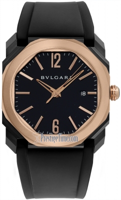 102485 bgo41bbspgvd Bulgari Octo Automatic 41mm Mens Watch