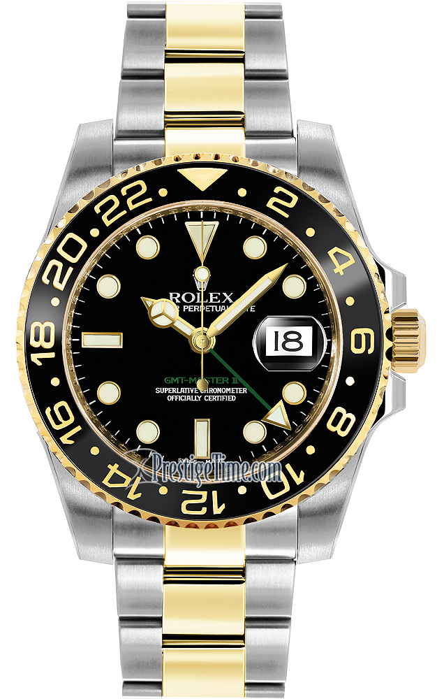 116713LN Rolex GMT Master II Mens Watch