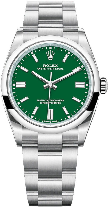 126000 Green Rolex Oyster Perpetual 