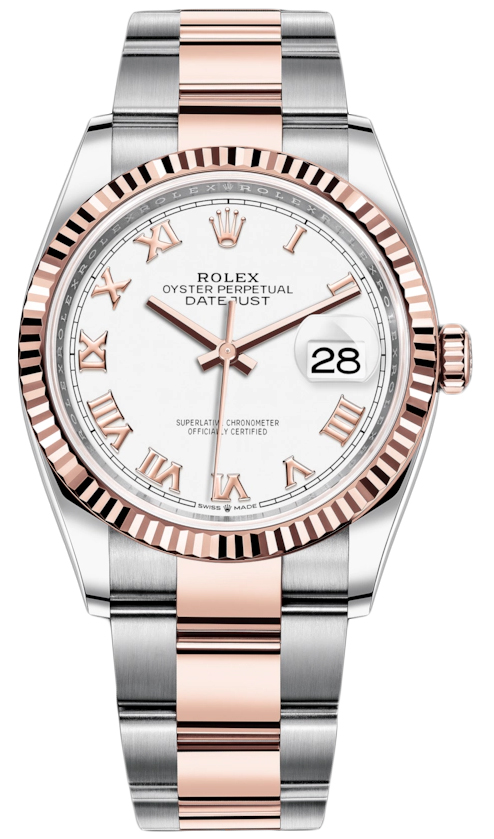 rolex oyster datejust rose gold