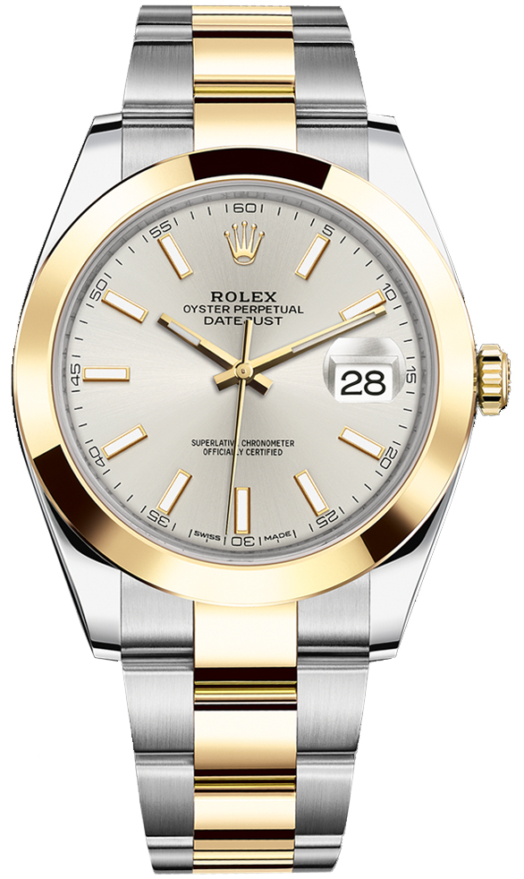 rolex stainless steel gold