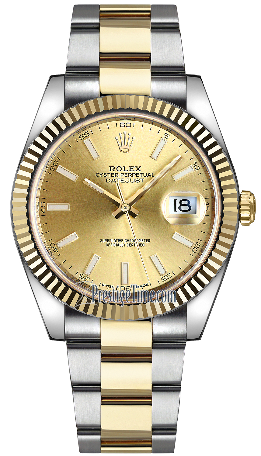 rolex datejust oyster gold