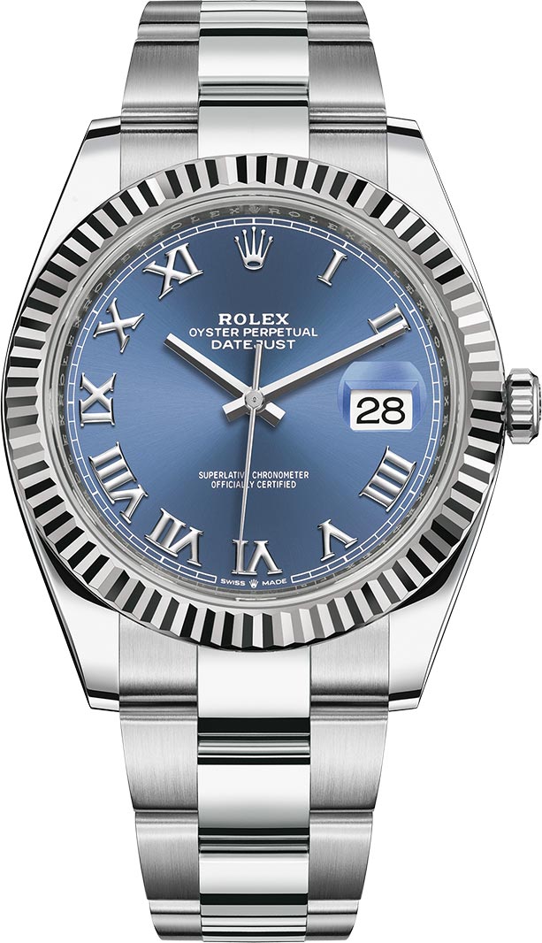 126334 Blue Roman Oyster Rolex Datejust 