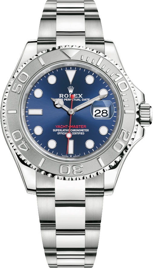 rolex yacht master 40 blue discontinued
