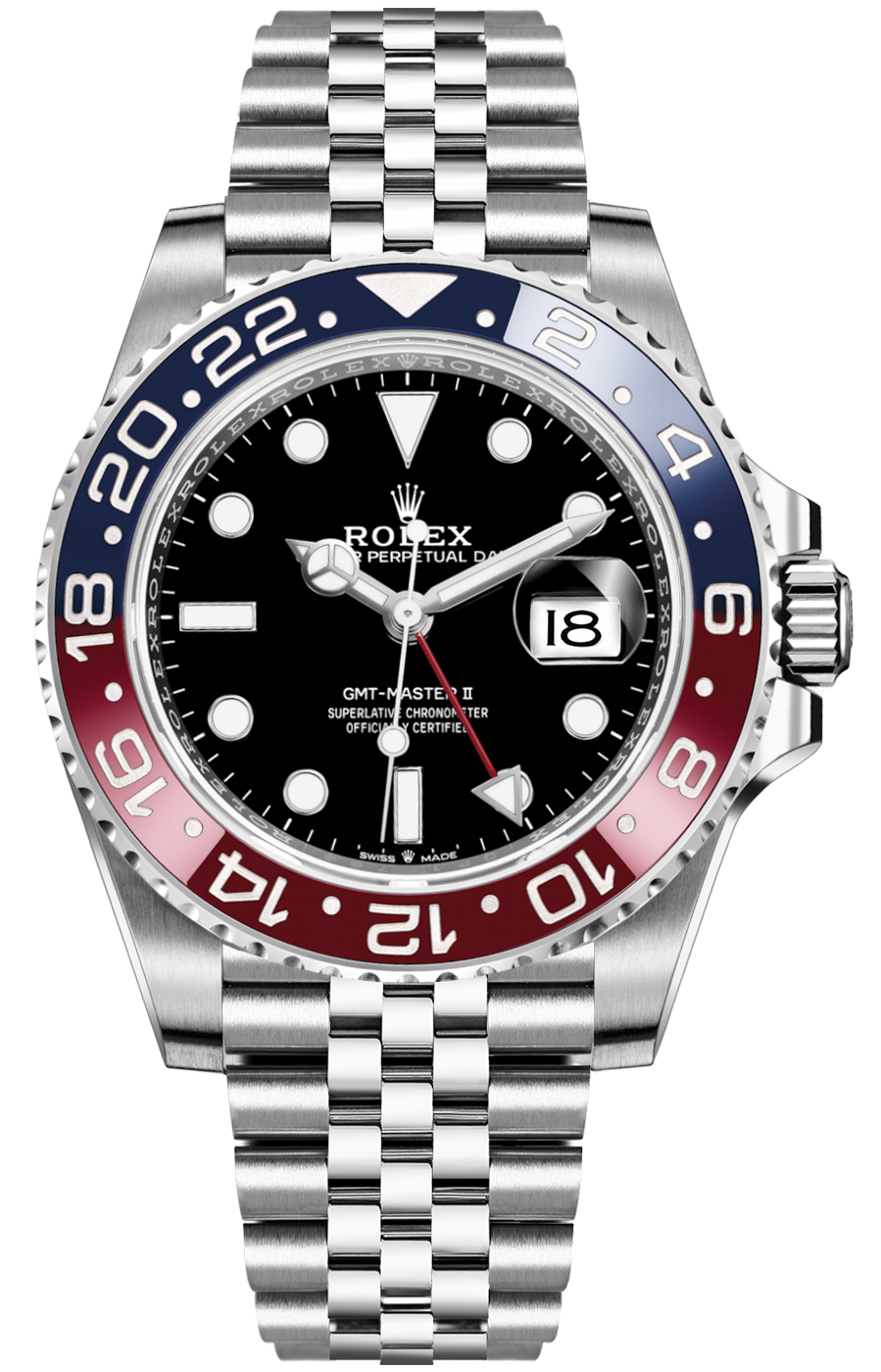 126710blro Rolex GMT Master II Mens Watch