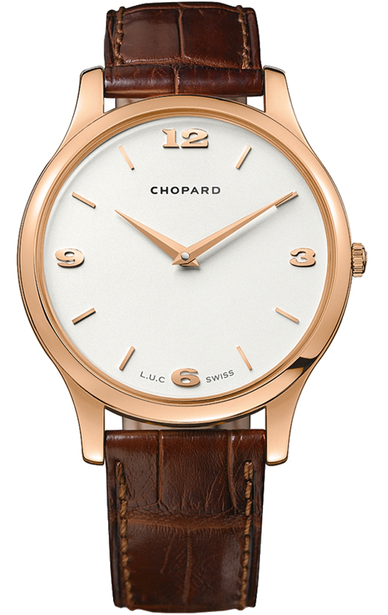 Chopard - L.U.C. XPS 39.5mm 18kt Rose Gold Automatic Alligator Leather Watch