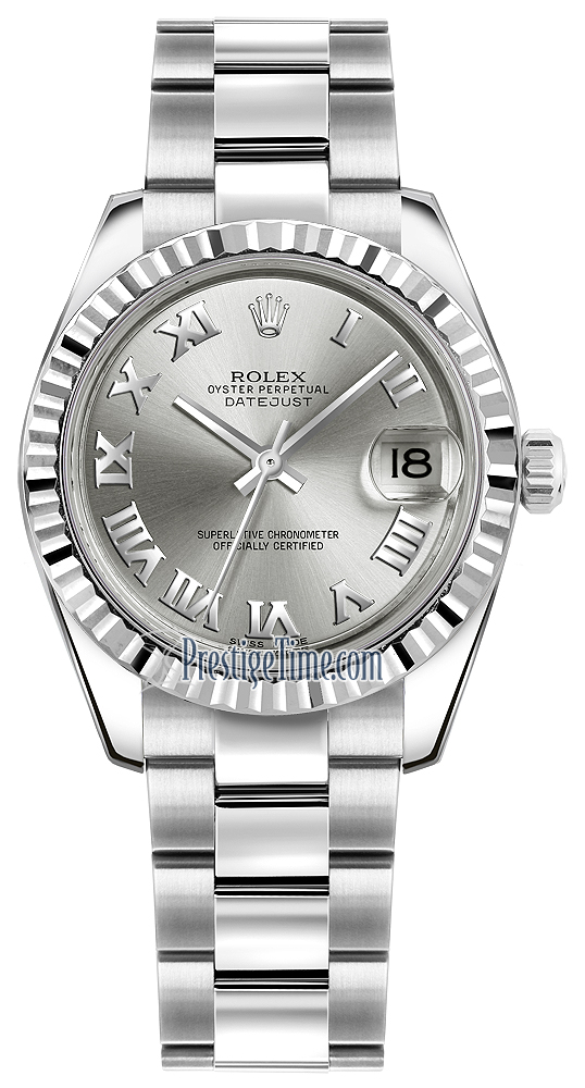 rolex stainless steel women's watches