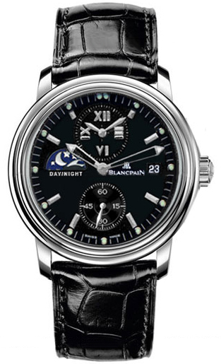 2160 1130 53 Blancpain Leman Double Time Zone Mens Watch