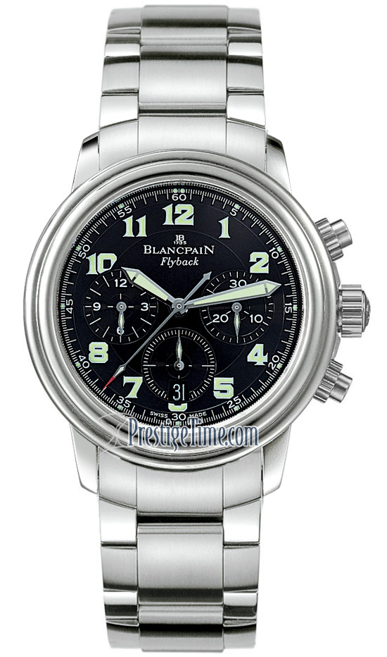 2185f 1130 71 Blancpain Leman Flyback Chronograph Mens Watch