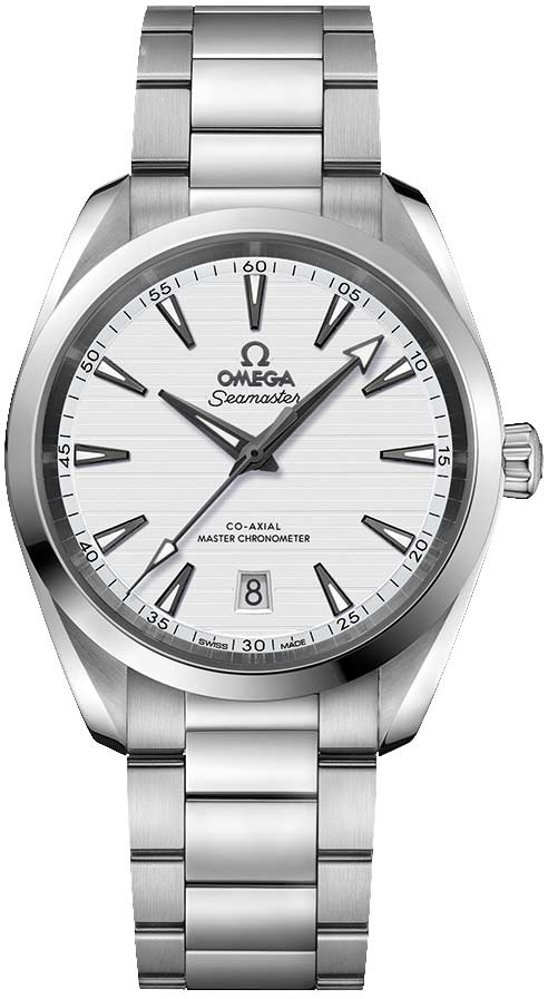 omega aqua terra white dial