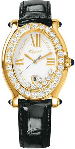 277000 0008 Chopard Happy Sport Oval 7 Floating Diamonds Ladies