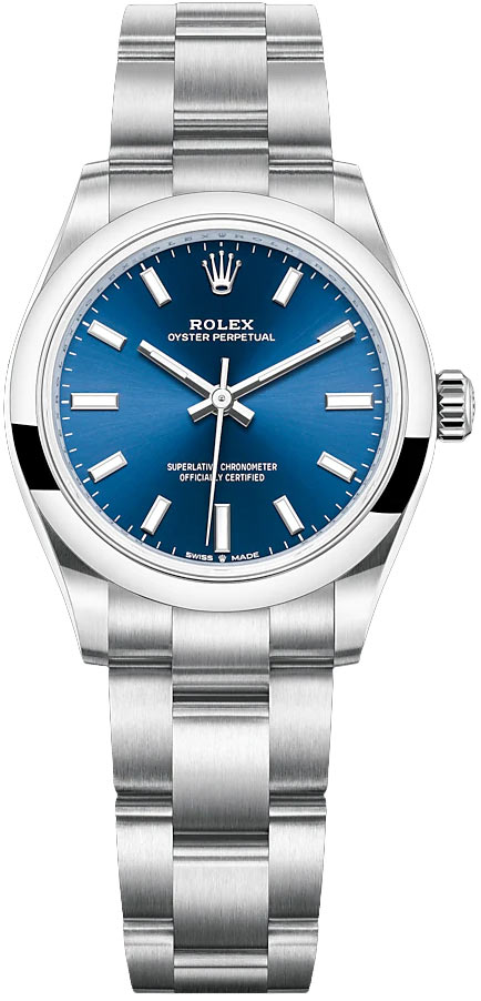 277200 Blue Rolex Oyster Perpetual Ladies Watch