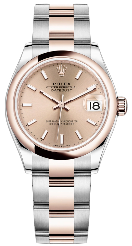 rolex oyster perpetual datejust rosegold