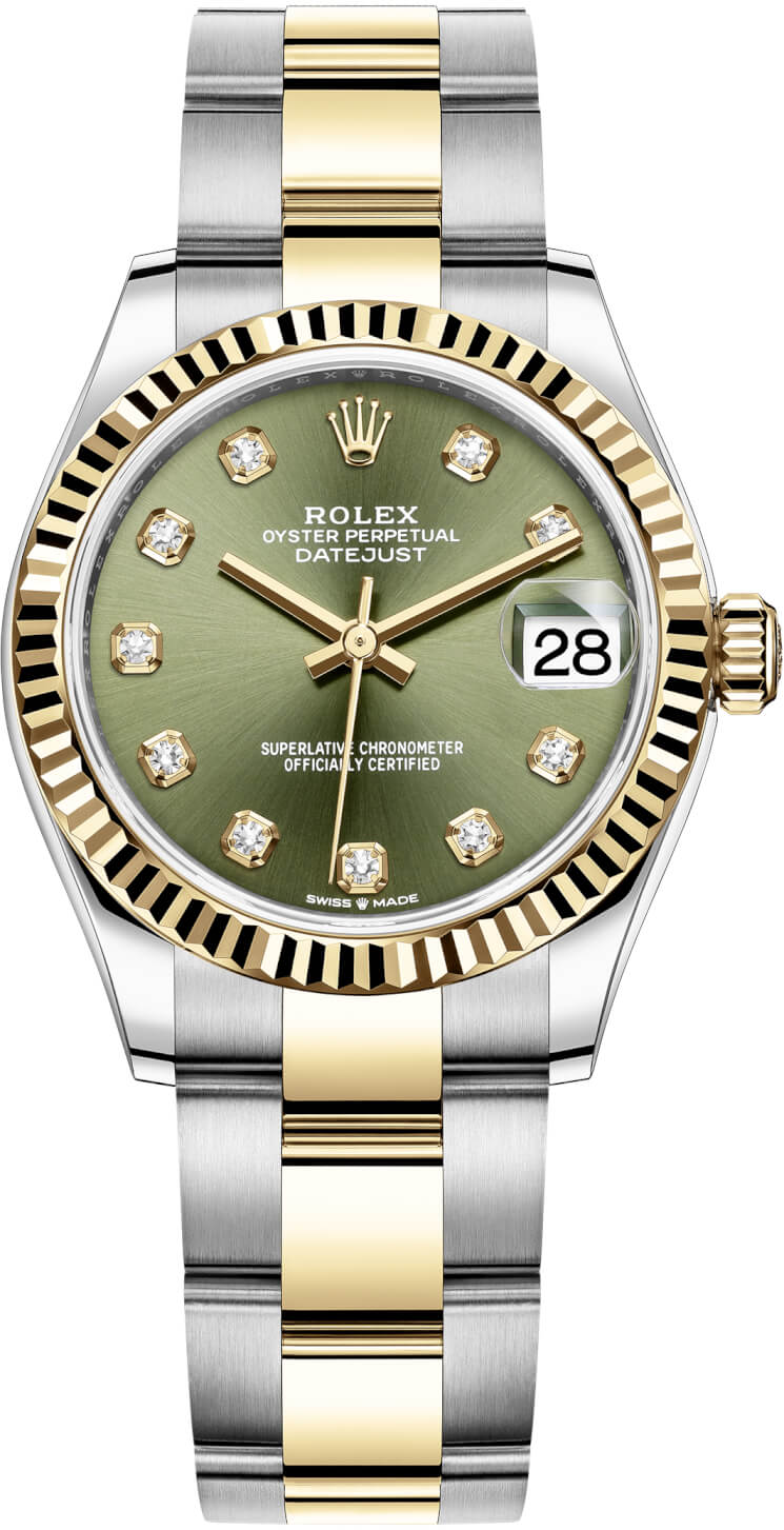 278273 Green Diamond Oyster Rolex 