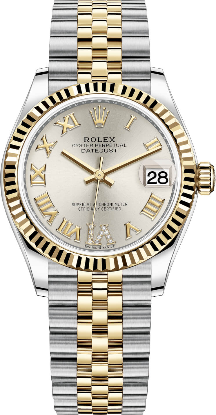 278273 Silver VI Roman Jubilee Rolex 