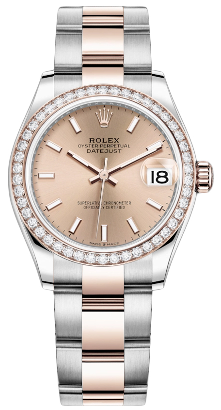 rolex oyster perpetual datejust rose gold price
