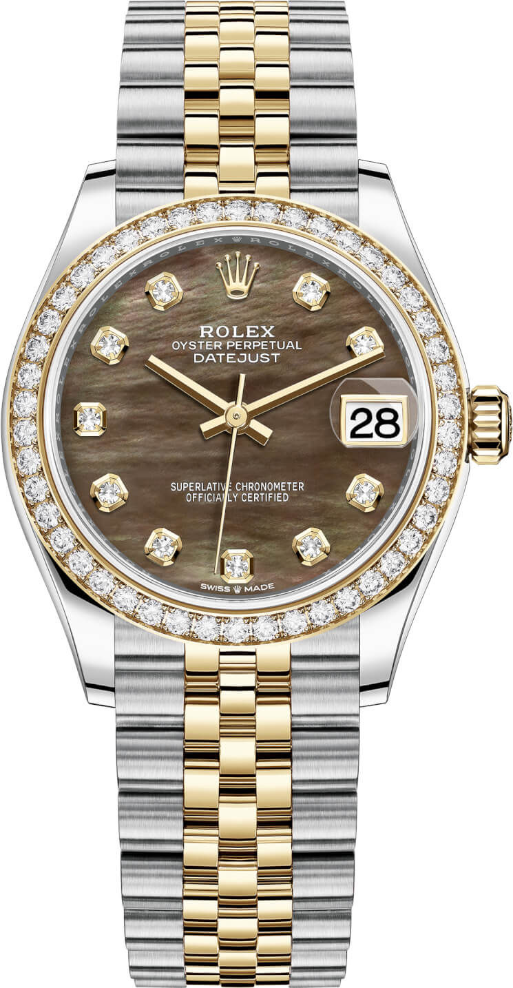 Rolex Datejust 31mm 278273 Stainless Steel and Yellow Gold Champagne  Diamond Watch - Luxury Watches USA