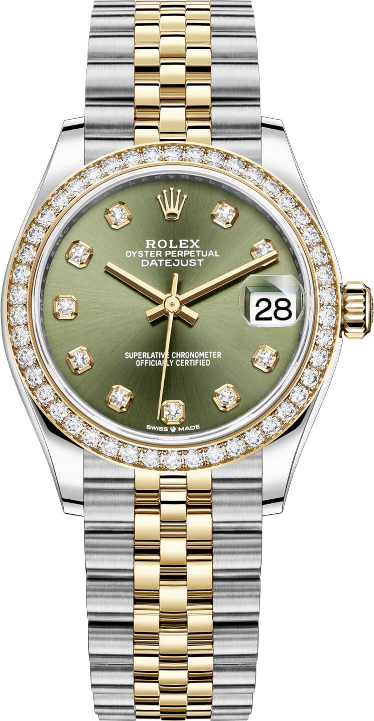 278383rbr Green Diamond Jubilee Rolex 