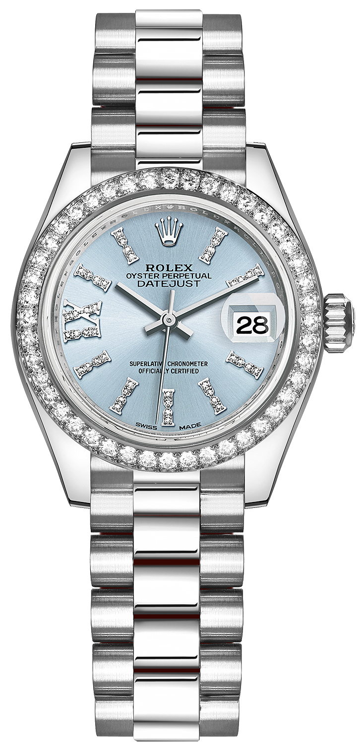 lady datejust blue dial