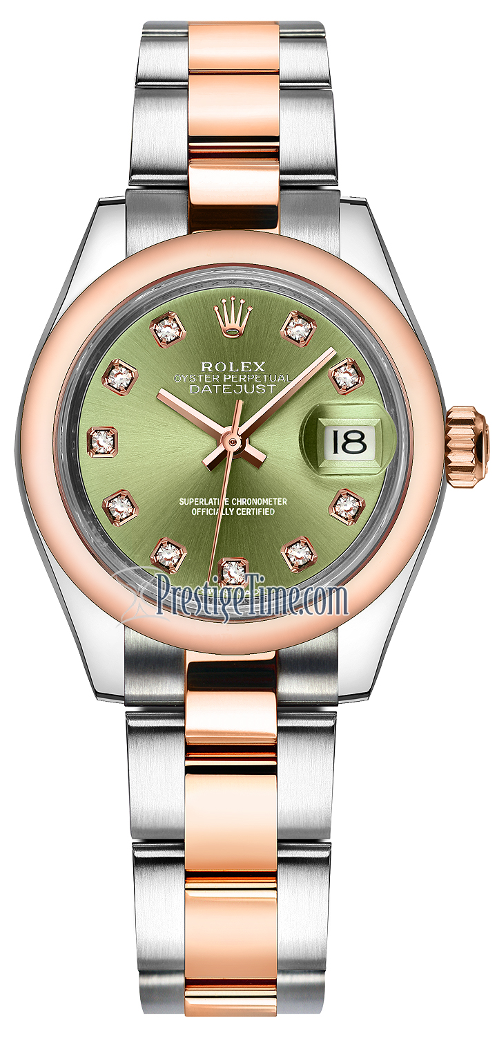 rolex oyster perpetual datejust green