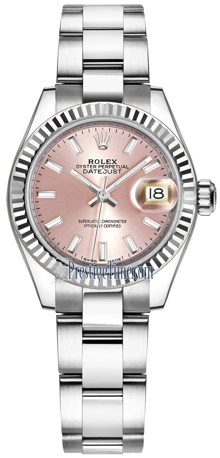 279174 Pink Index Oyster Rolex Lady 