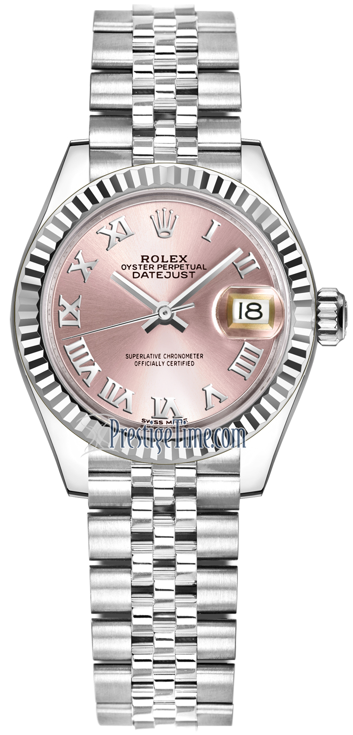 279174 Pink Roman Jubilee Rolex Lady 