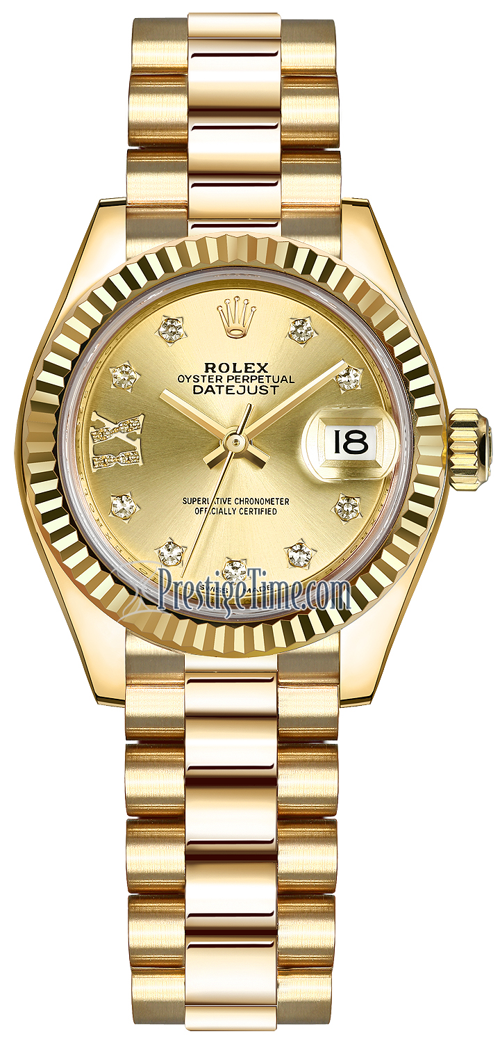 rolex oyster perpetual datejust gold diamonds