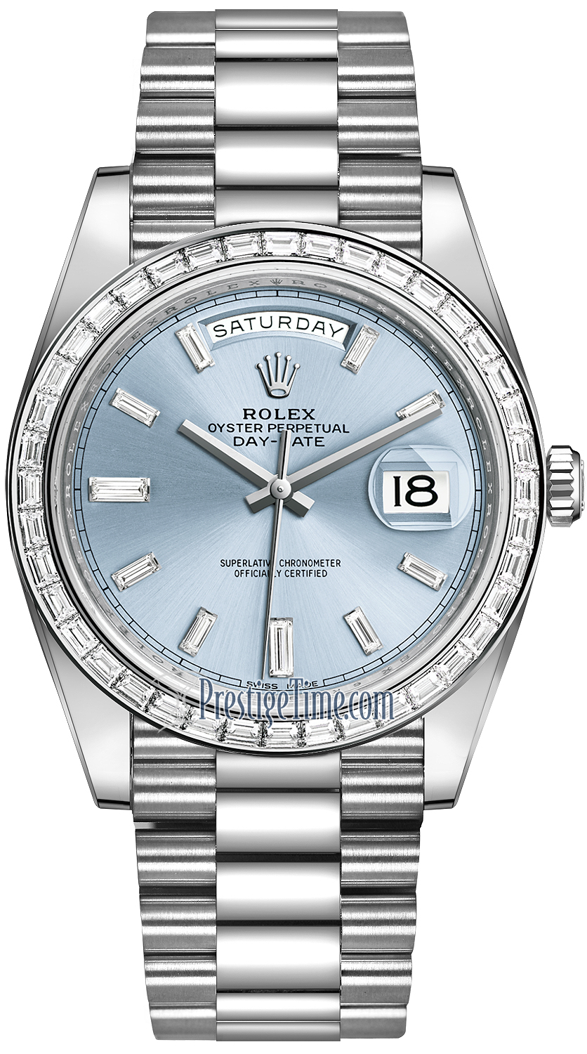 rolex day date 40 platinum review