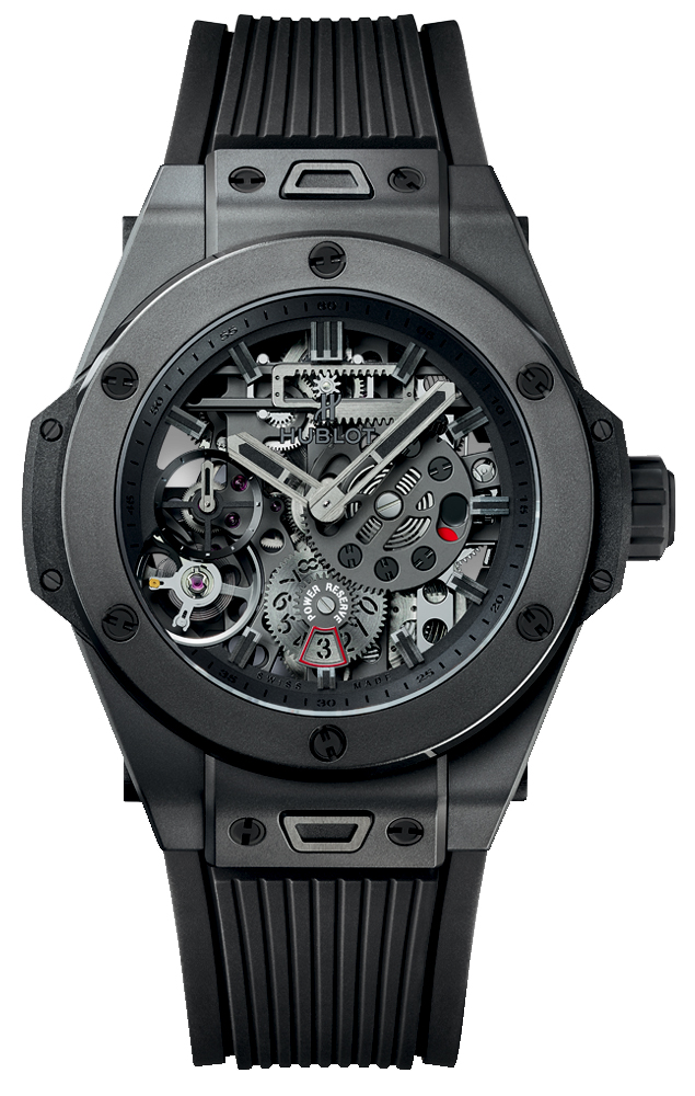 414.ci.1110.rx ALL BLACK Hublot Big Bang Meca-10 45mm Mens Watch