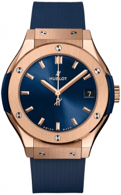 Round Brown Hublot Automatic Watch For Men, For Daily, Size: 42mm