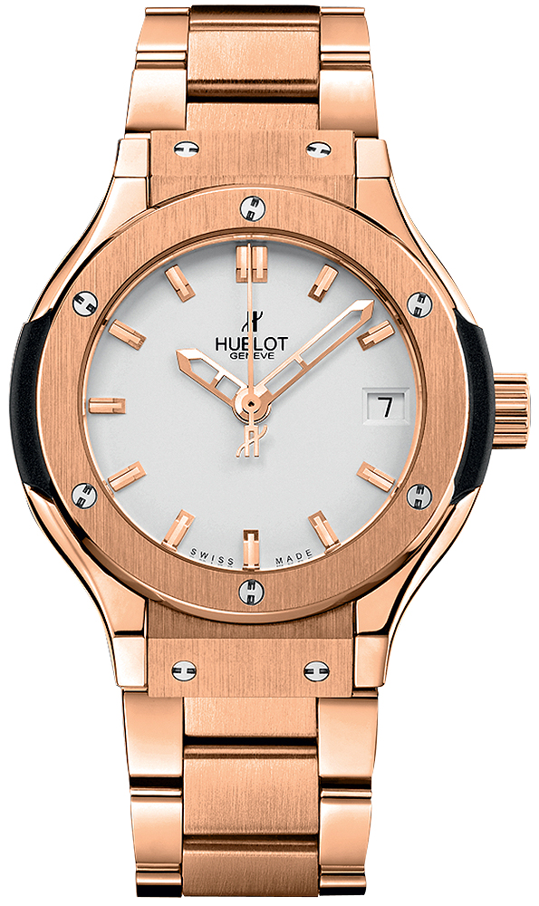 Hublot Classic Fusion Quartz Gold 33mm Ladies Watch 581.OX.2610.RX