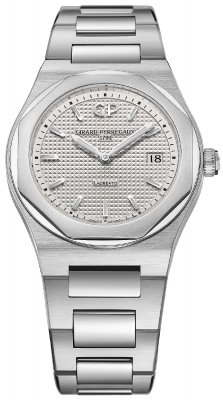 80189 11 131 11a Girard Perregaux Laureato Quartz 34mm Ladies Watch