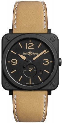 BRS-HERI-CEM Bell & Ross BR-S Ceramic Quartz 39mm Midsize Watch