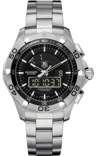 Tag Heuer Men's CAF1010.BA0821 Aquaracer Analog-Digital Stainless Steel  Watch