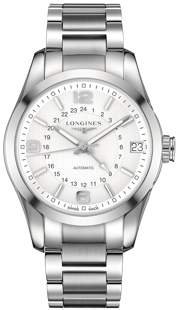 L2.799.4.76.6 Longines Conquest Classic Automatic GMT 42mm Mens Watch