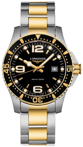 L3.640.3.56.7 Longines HydroConquest Quartz 39mm Mens Watch