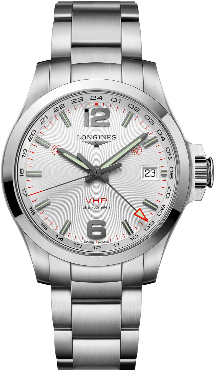 Longines Conquest V.H.P. GMT 41mm Mens 